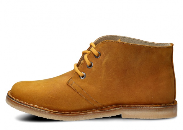 Kotníkové boty unisex NAGABA 082 žlutá crazy kožené