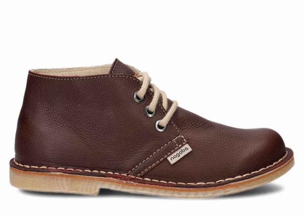Kotníkové boty NAGABA 082 bordó faeda kožené
