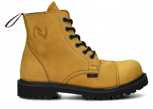 Glády NAGABA 6H žlutá crazy kožené