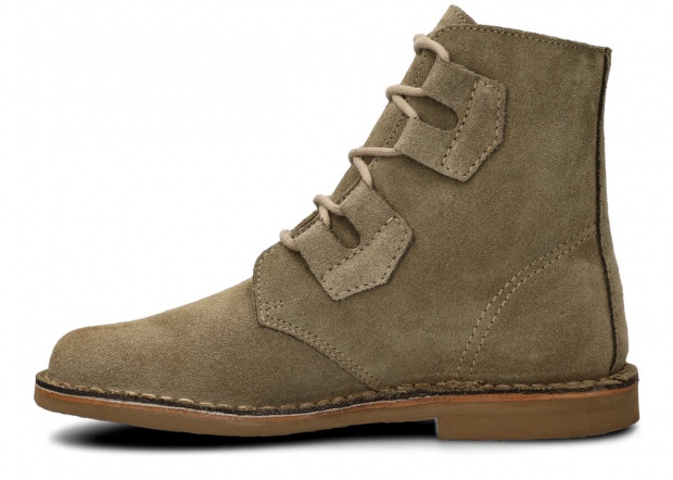 Pánské kotníkové boty NAGABA 188 STBE olivová velur kožené