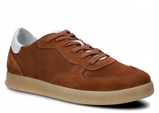 Dámské polobotky EVENEMENT EV135 hnědá velur kožené