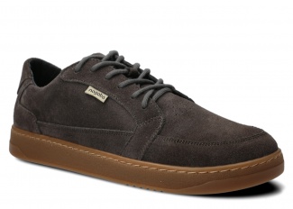 Pánské široké polobotky NAGABA 480 grafitová velur kožené