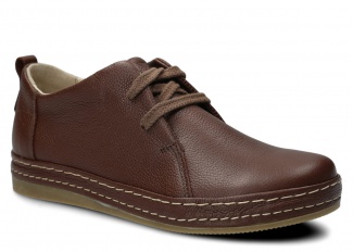 Dámské polobotky NAGABA 382 hnědá rustic kožené